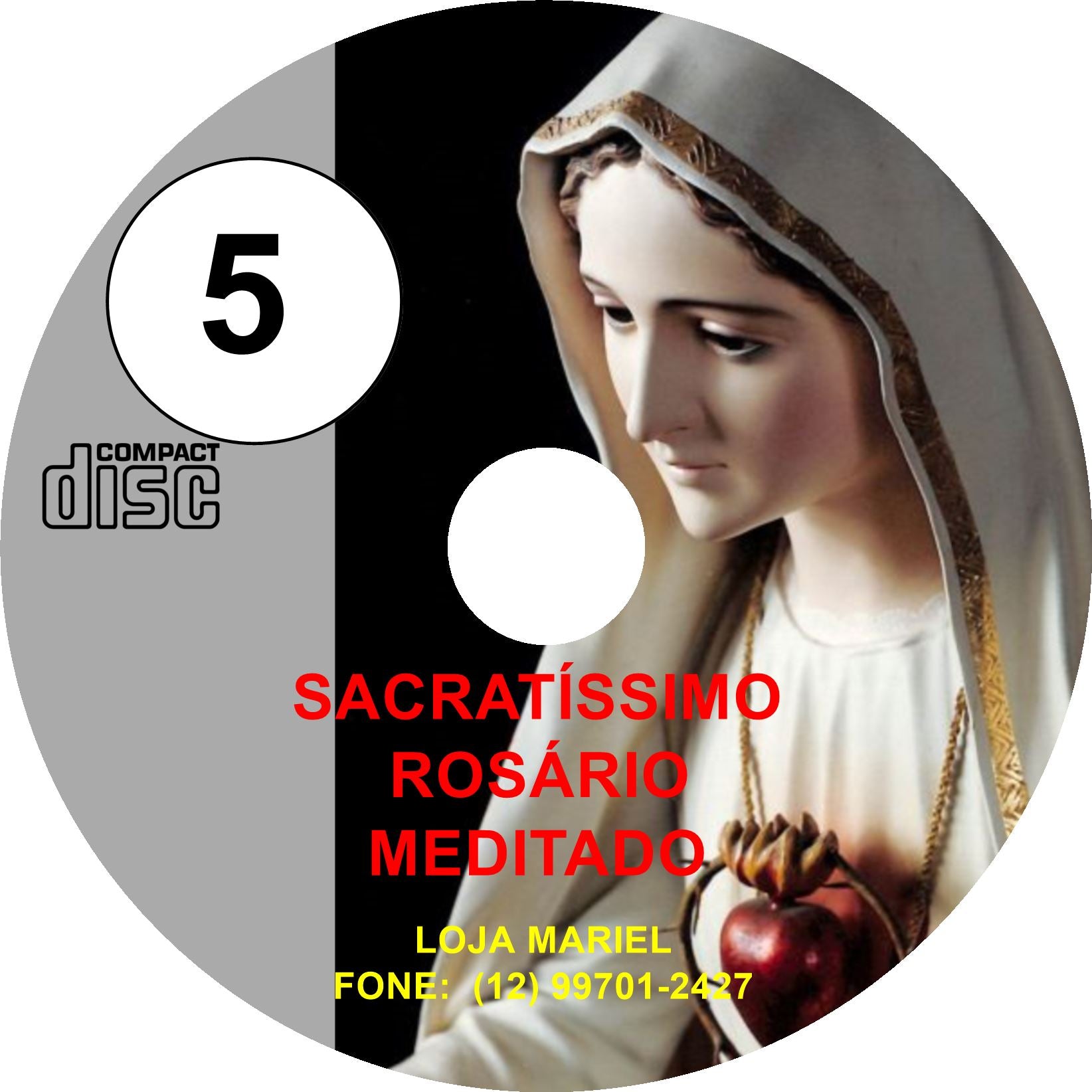 CD Rosário Meditado 5 CD Rosário Meditado 5